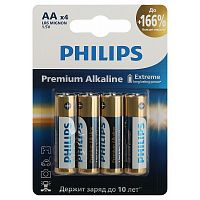Элемент питания Philips Premium LR6 LR6M4B/51 BL4 AA (цена за 4 шт.) (батарейка) картинка 